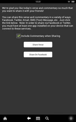Verse-A-Day android App screenshot 1